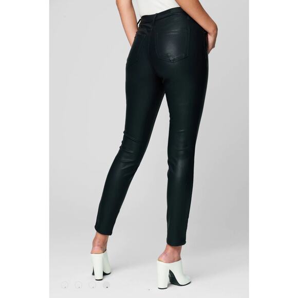 BLANK‎ NYC NWT Spoiler Alert Vegan Leather Mid Rise Skinny Moto Pants Size 24 - Picture 2 of 14